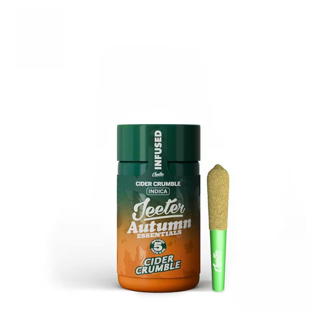 Baby Jeeter Autumn Essentials Cider Crumble 5pk Infused Prerolls