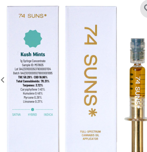 1g | Kush Mints | Syringe