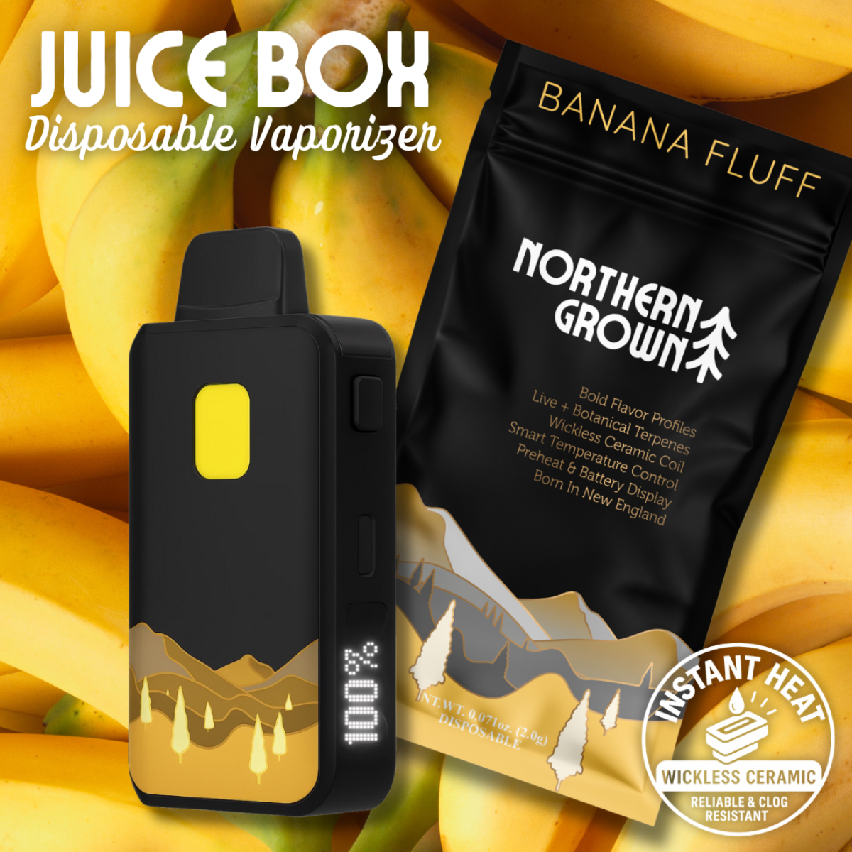 Banana Fluff | All-In-One Vape | 2g