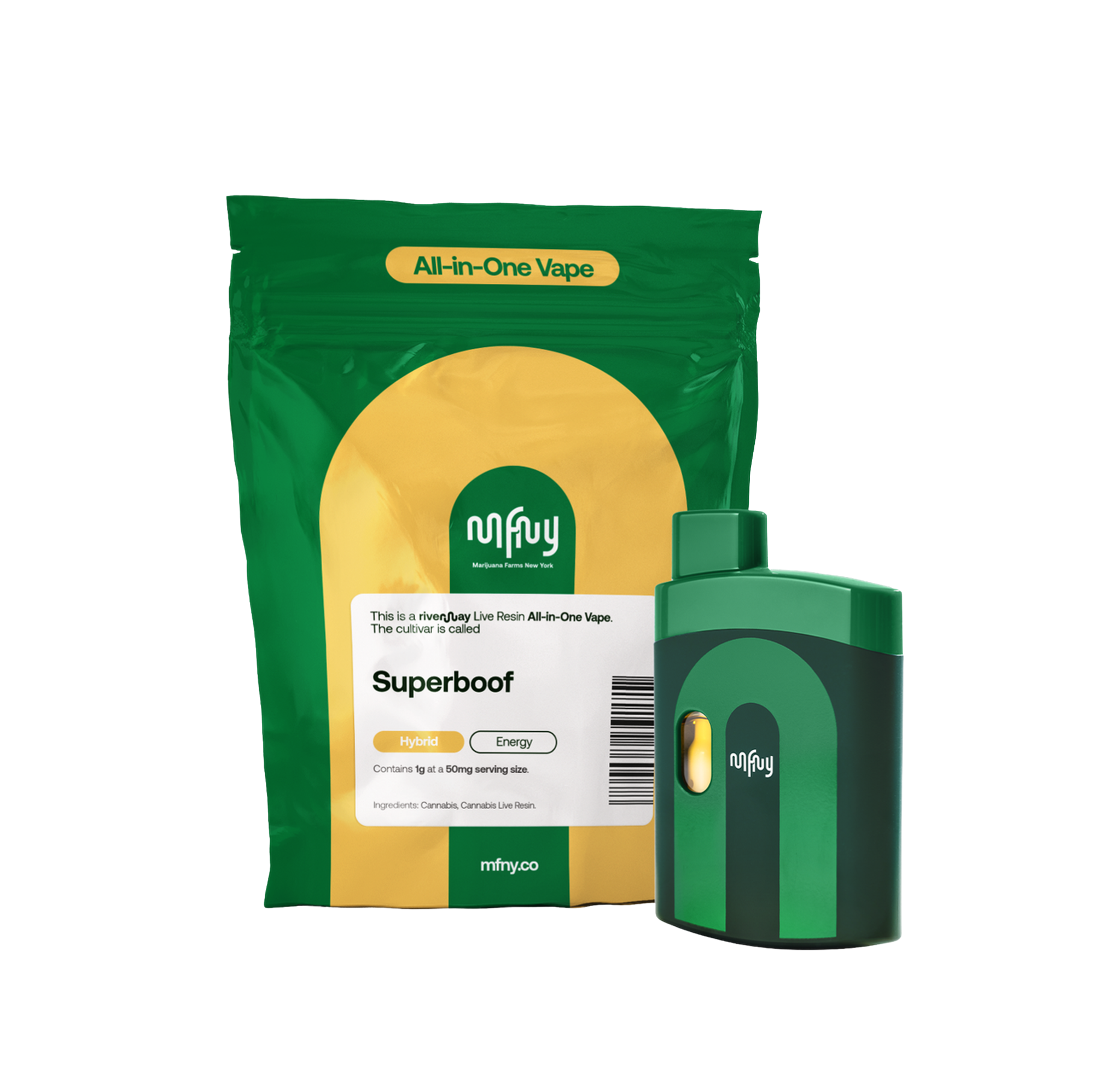 MFNY Superboof Live Resin AIO Vape