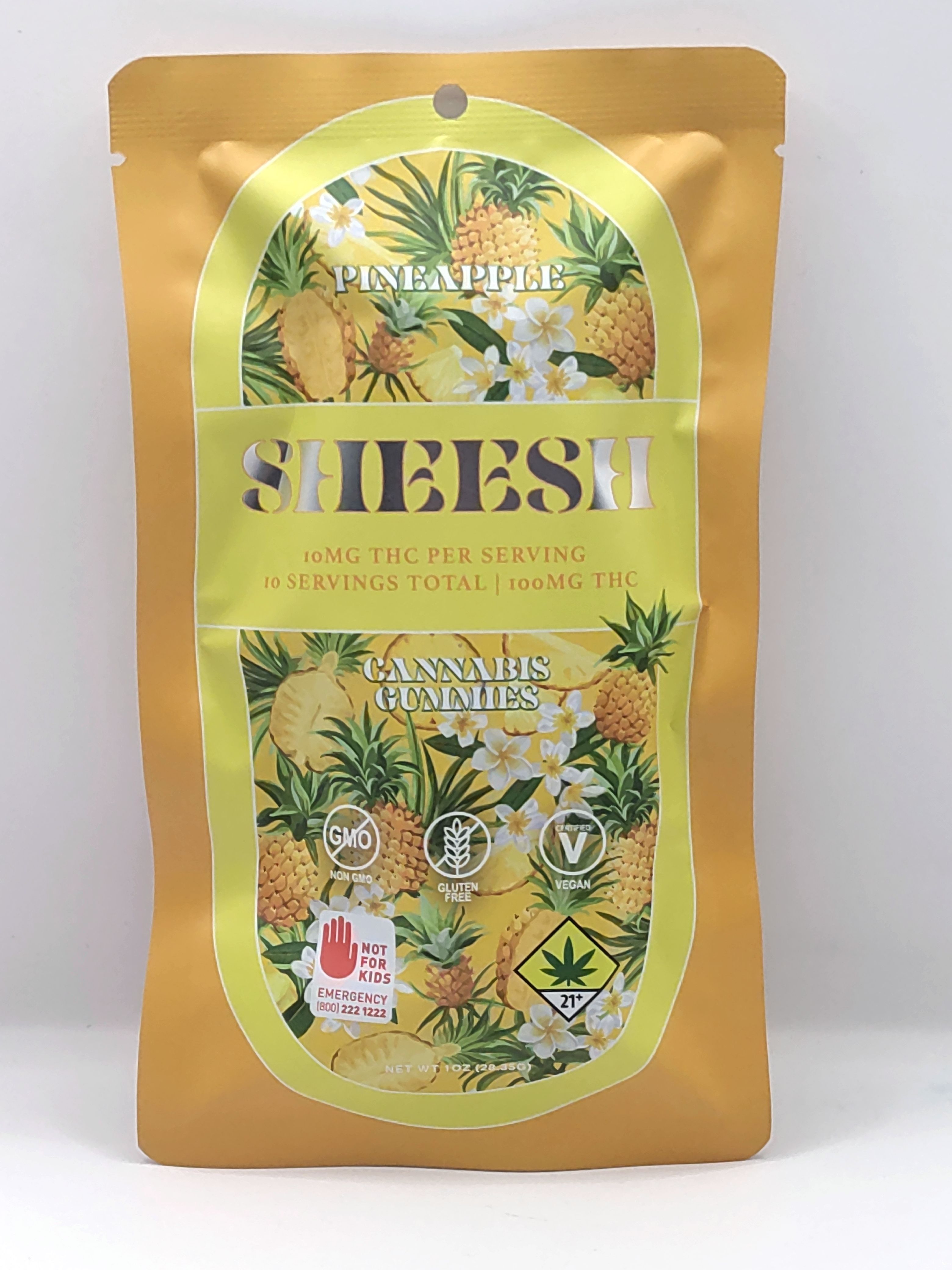 Pineapple Hash Rosin Gummies