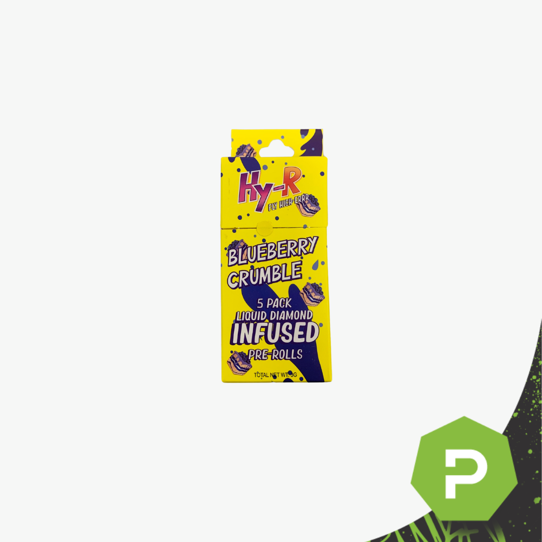 Hy-R x 5 Infused Prerolls | Blueberry Crumble