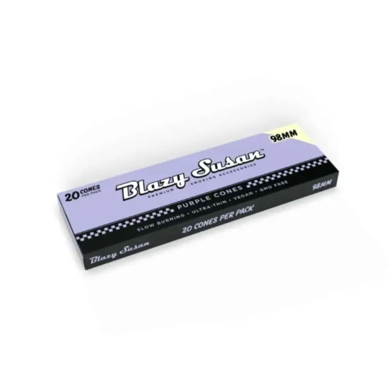 Blazy Susan 98mm 20pk Purple Cones