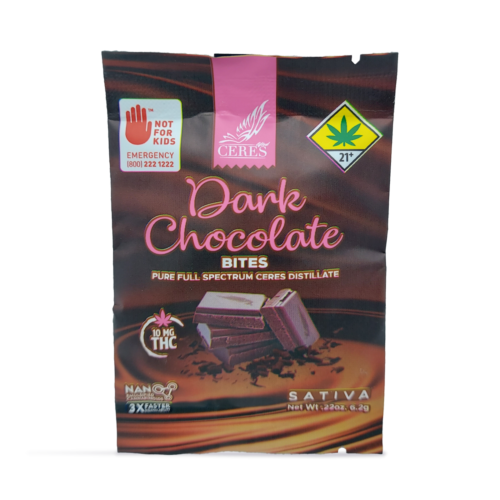 Dark Chocolate Indica Bite | 10mg