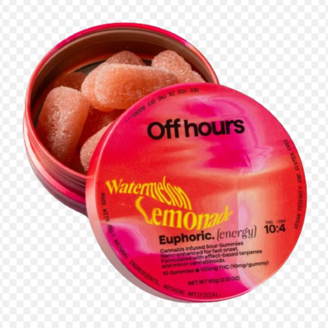 Off Hours Gummies Euphoric Watermelon Lemonade
