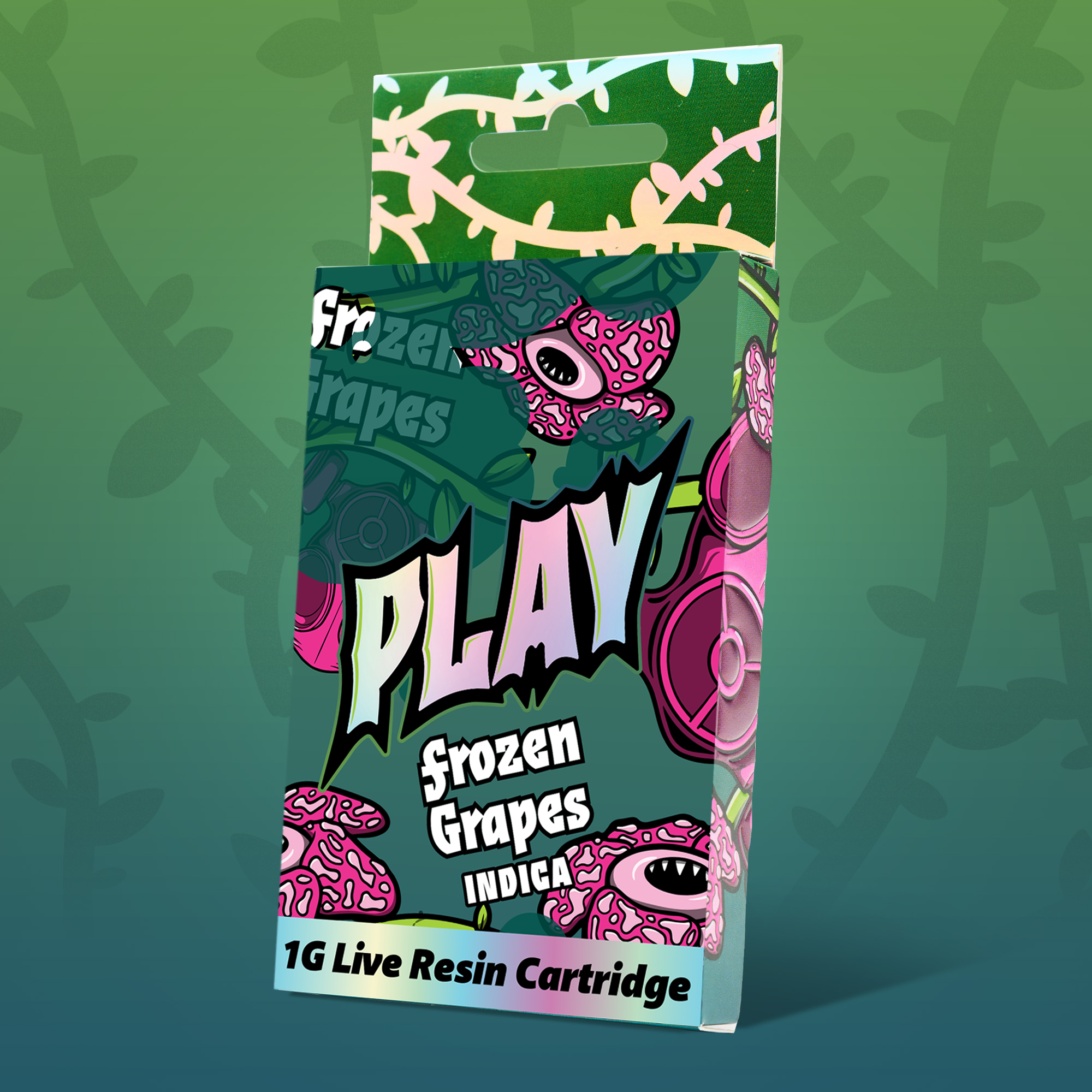 Play | Frozen Grapes | 1g | Live Resin Cartridge