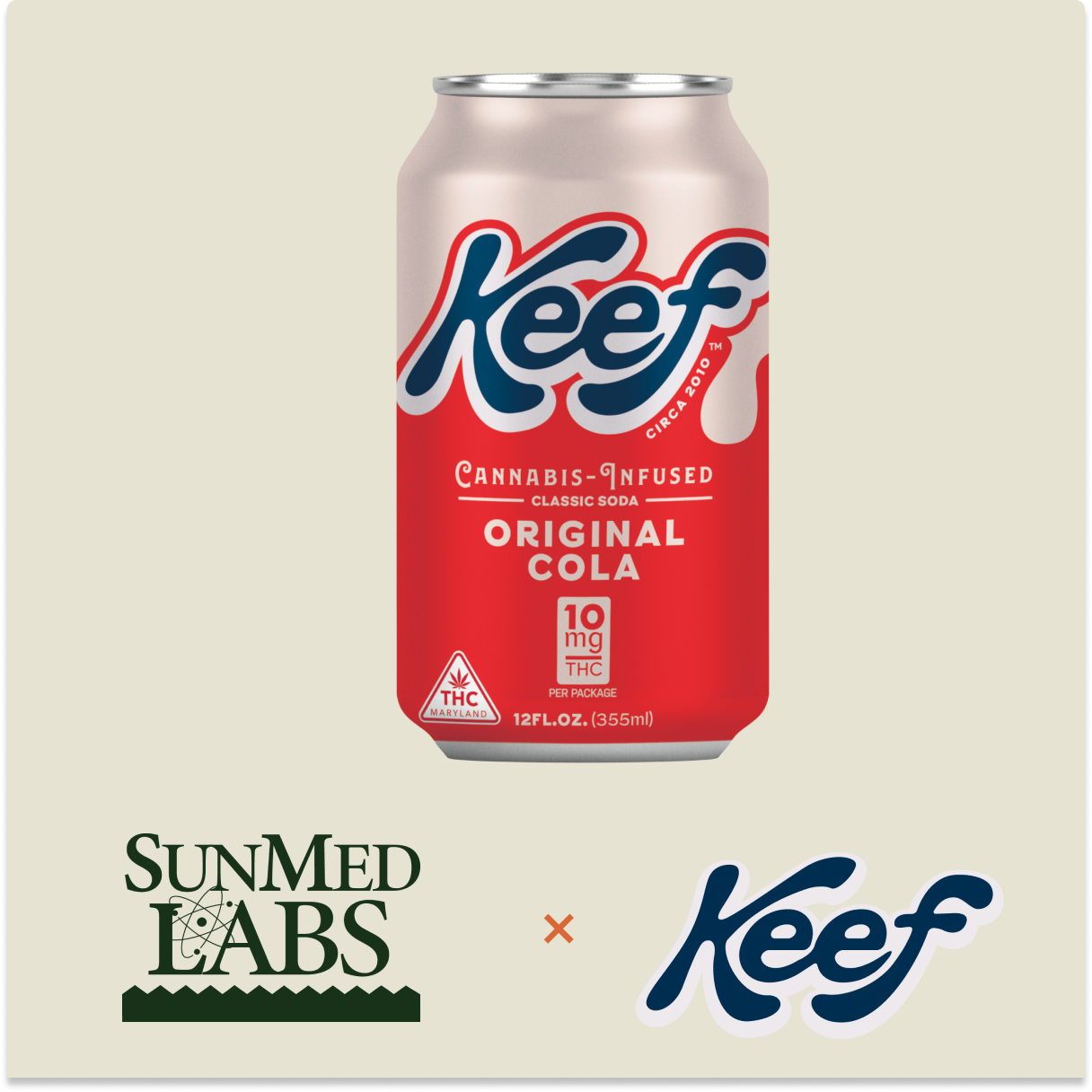 Keef: Original Cola 10mg Infused Soda (12 oz.)