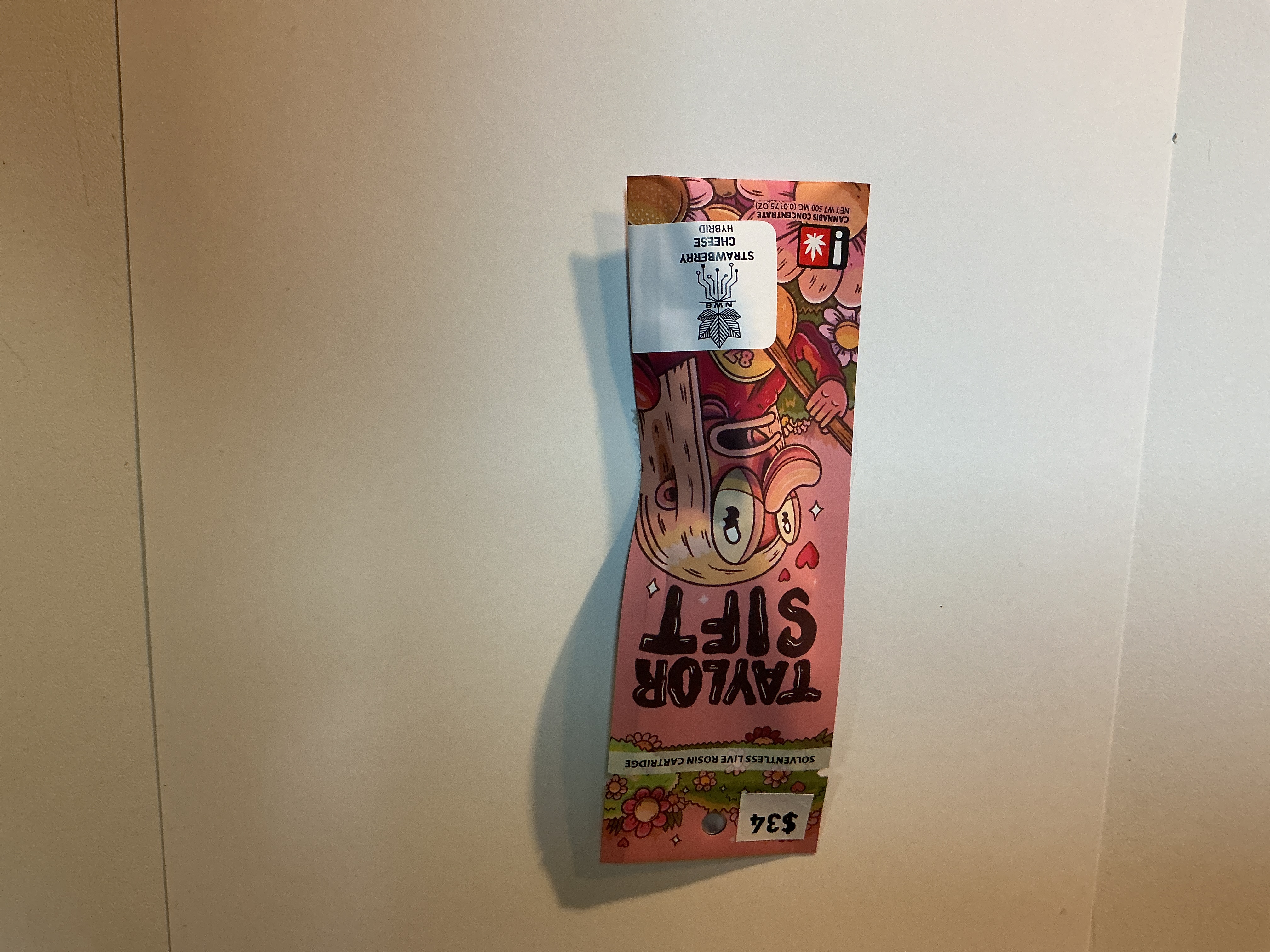 Strawberry Cheese Live Rosin Cartridge