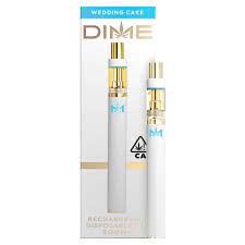 DIME - DISPOSABLE (DISTILLATE) - - HYBRID - WEDDING CAKE