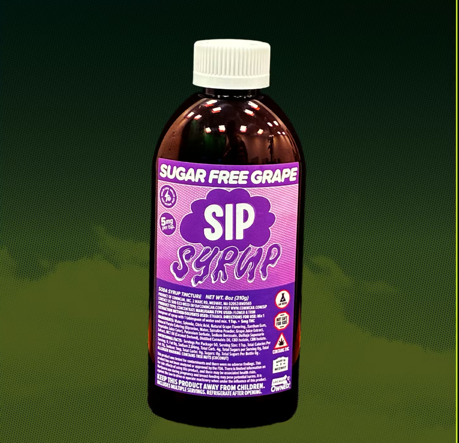 250mg SIP Soda Syrup Tinture - Sugar-free Couchlock Grape