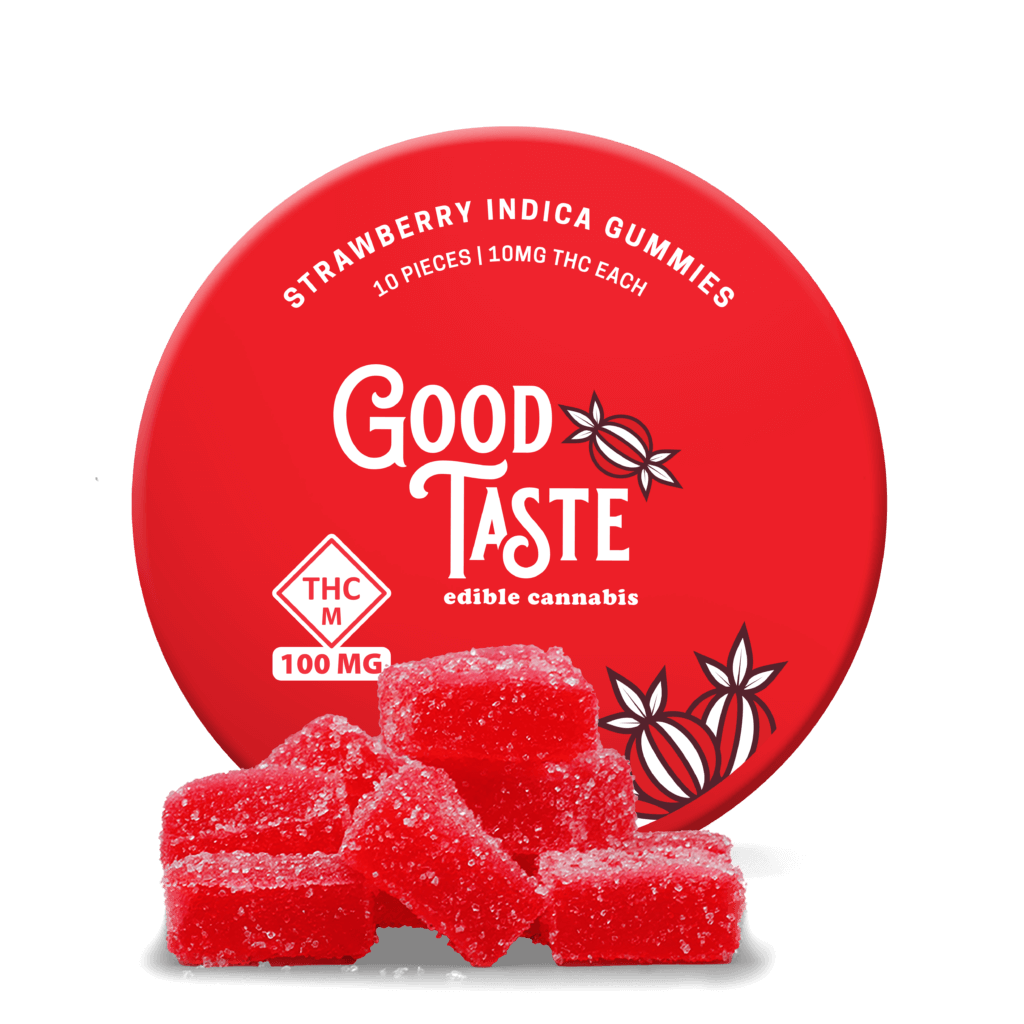 Strawberry Indica Gummies 10pk