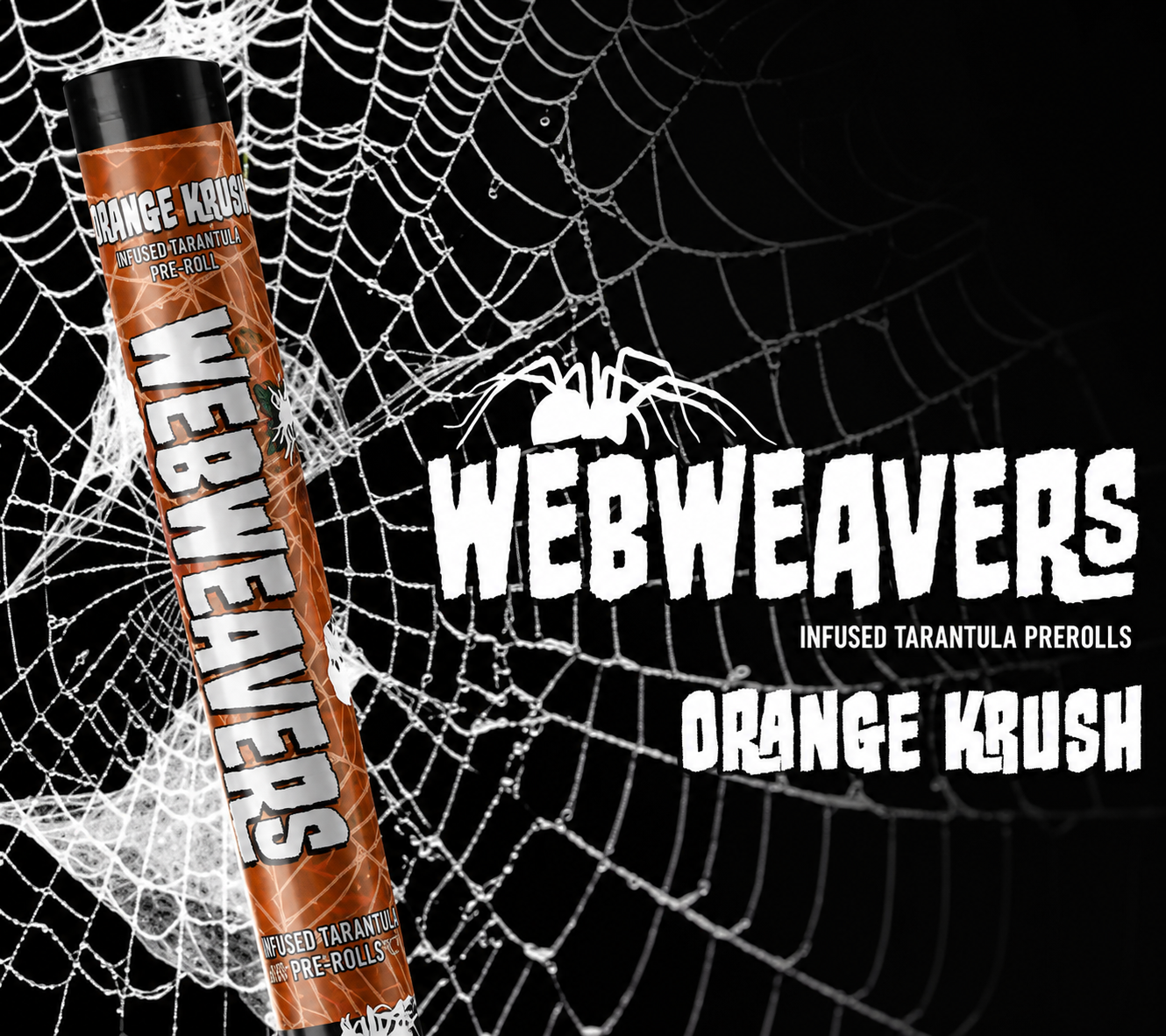 WebWeavers Infused Tarantula Pre-Roll Orange Krush