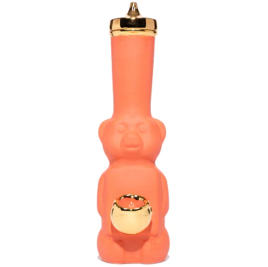Ceramic Honey Bear Bubbler - Artist; Candy Relics