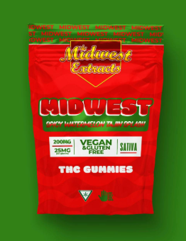Midwest Extracts - Spicy Watermelon Tajin Splash - 200mg Gummies