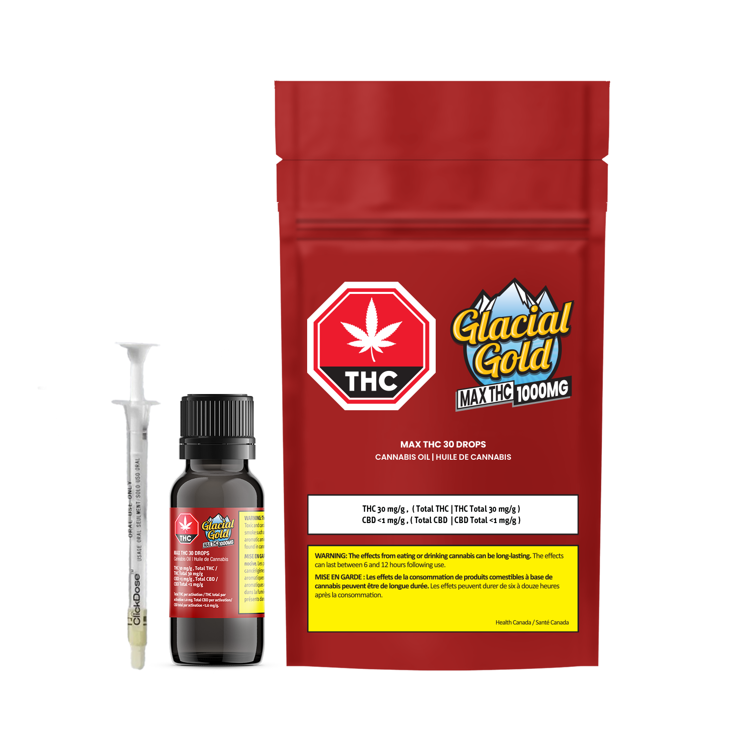 MAX THC 30 Drops | 35ml (1000mg THC)