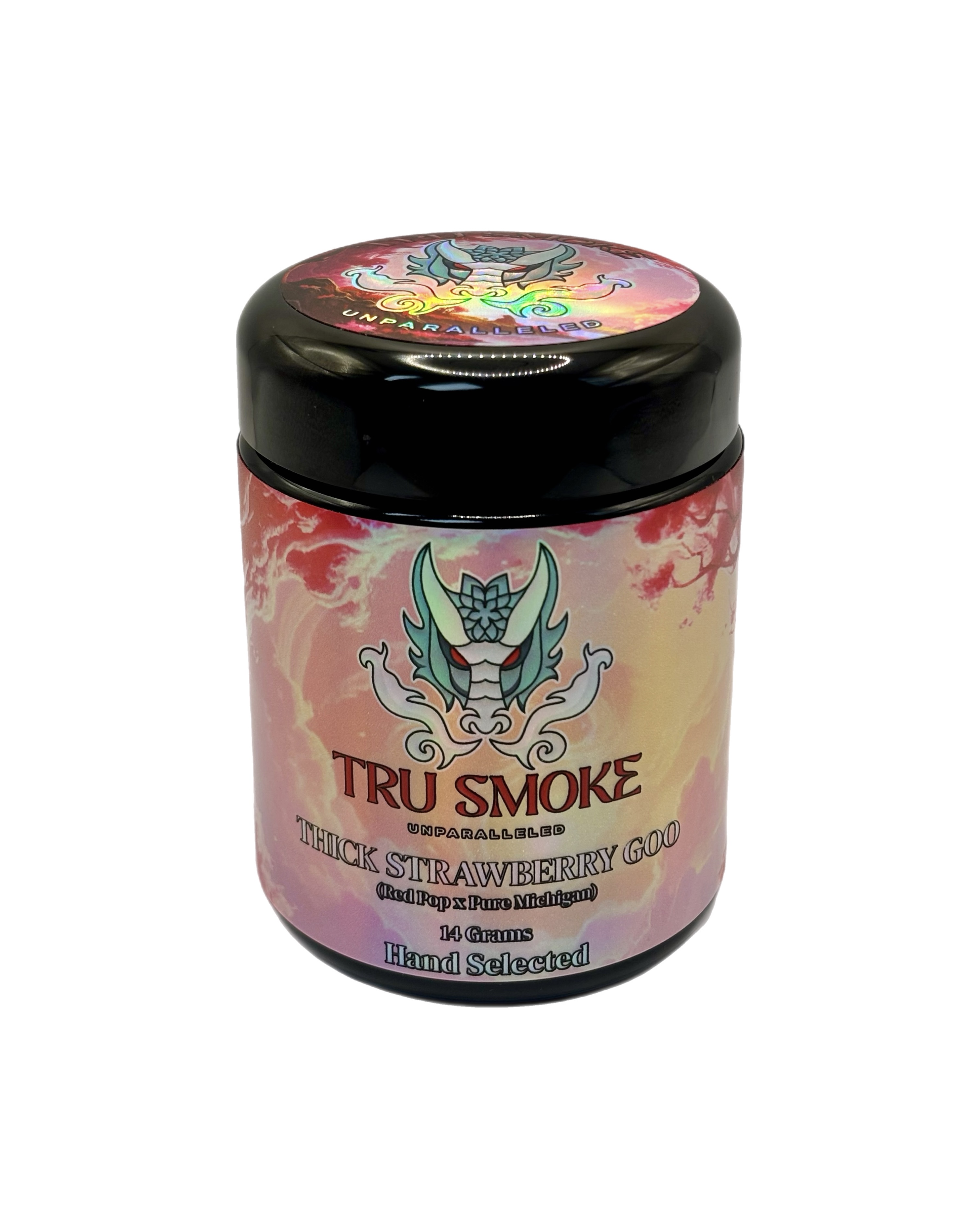 TruSmoke | Thick Strawberry Goo | Hand-Selected 14g Pre-Pack Jar