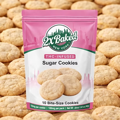 2X Baked | Bite-Size Cookies | Edibles | 100mg