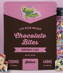 Fresh Canna Birthday Cake Chocolate Bites 200mg