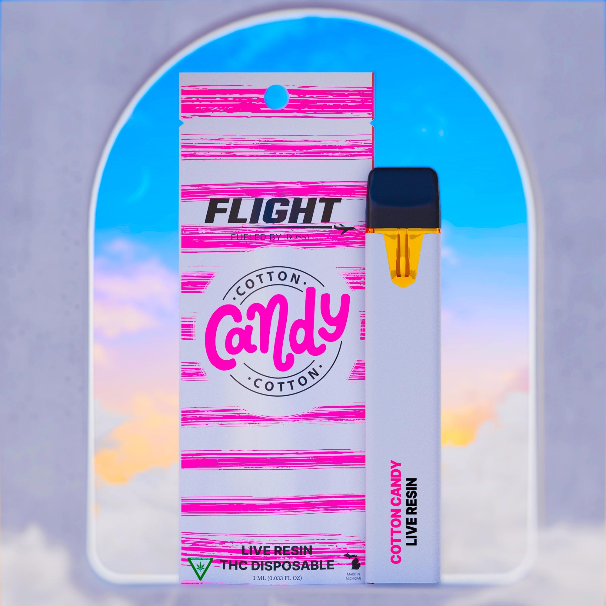 Flight | 1g Live Resin Disposable | Cotton Candy
