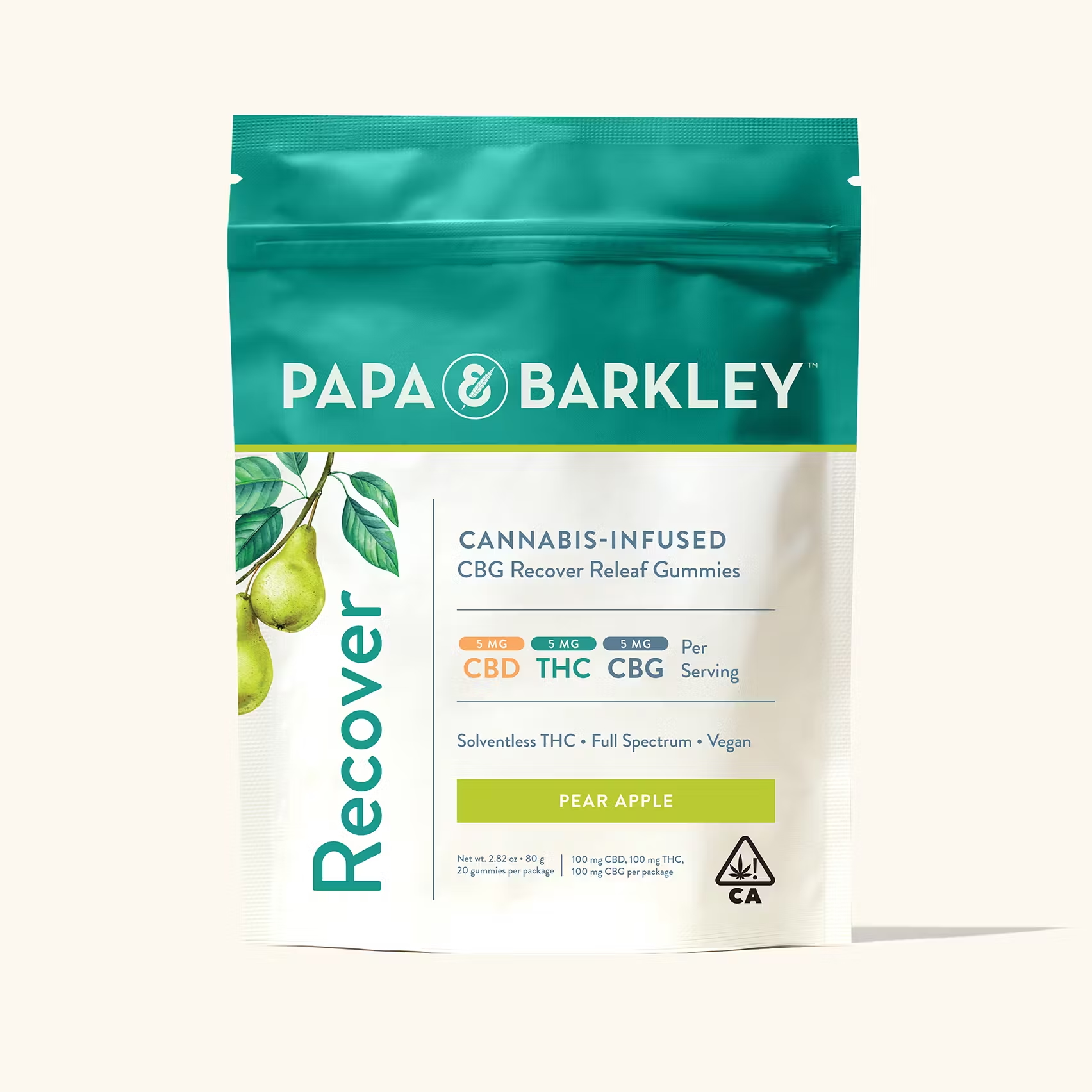 Papa & Barkley - 1:1:1 THC:CBD:CBG Recover Gummies 20pk - 100mg