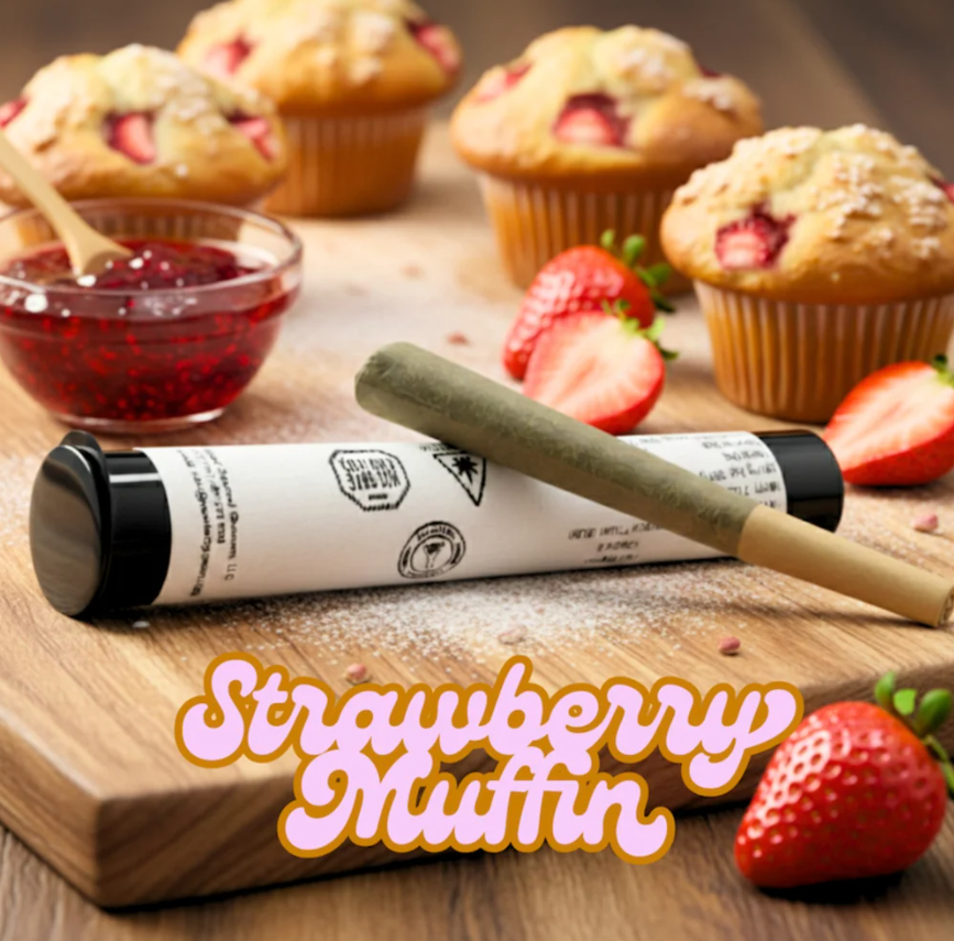 Twisted - Strawberry Muffin - Pre-Roll - 1g