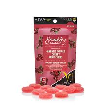 SMOKIEZ GUMMY SOUR CHERRY 1:1 (S) [10PK] 100MG