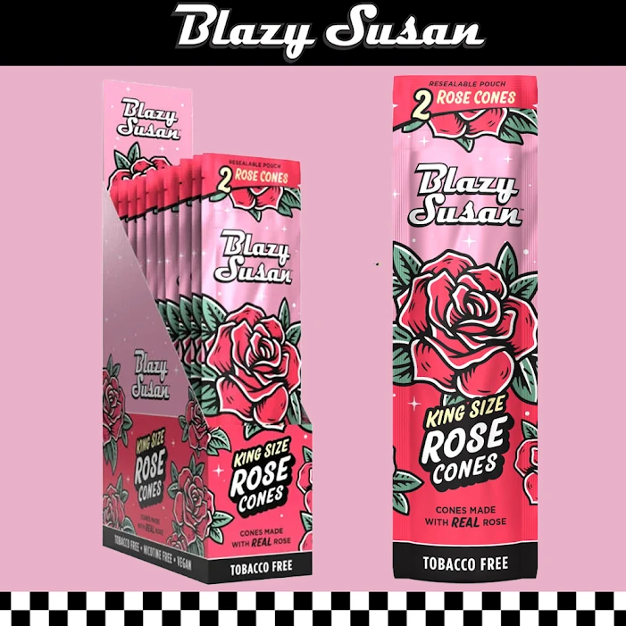 Blazy Susan | Rose Cones | 2pk