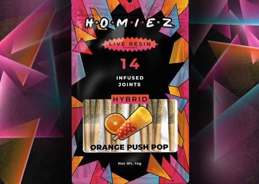 Homiez - 14pk Infused Pre Roll Multi Pack - Orange Push Pop