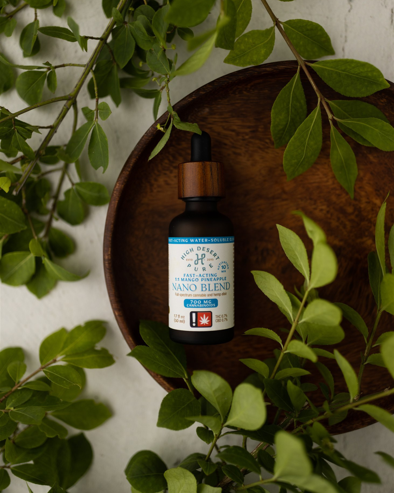 Flavored Tincture | 1:1 Mango Pineapple Nano | 1.7oz