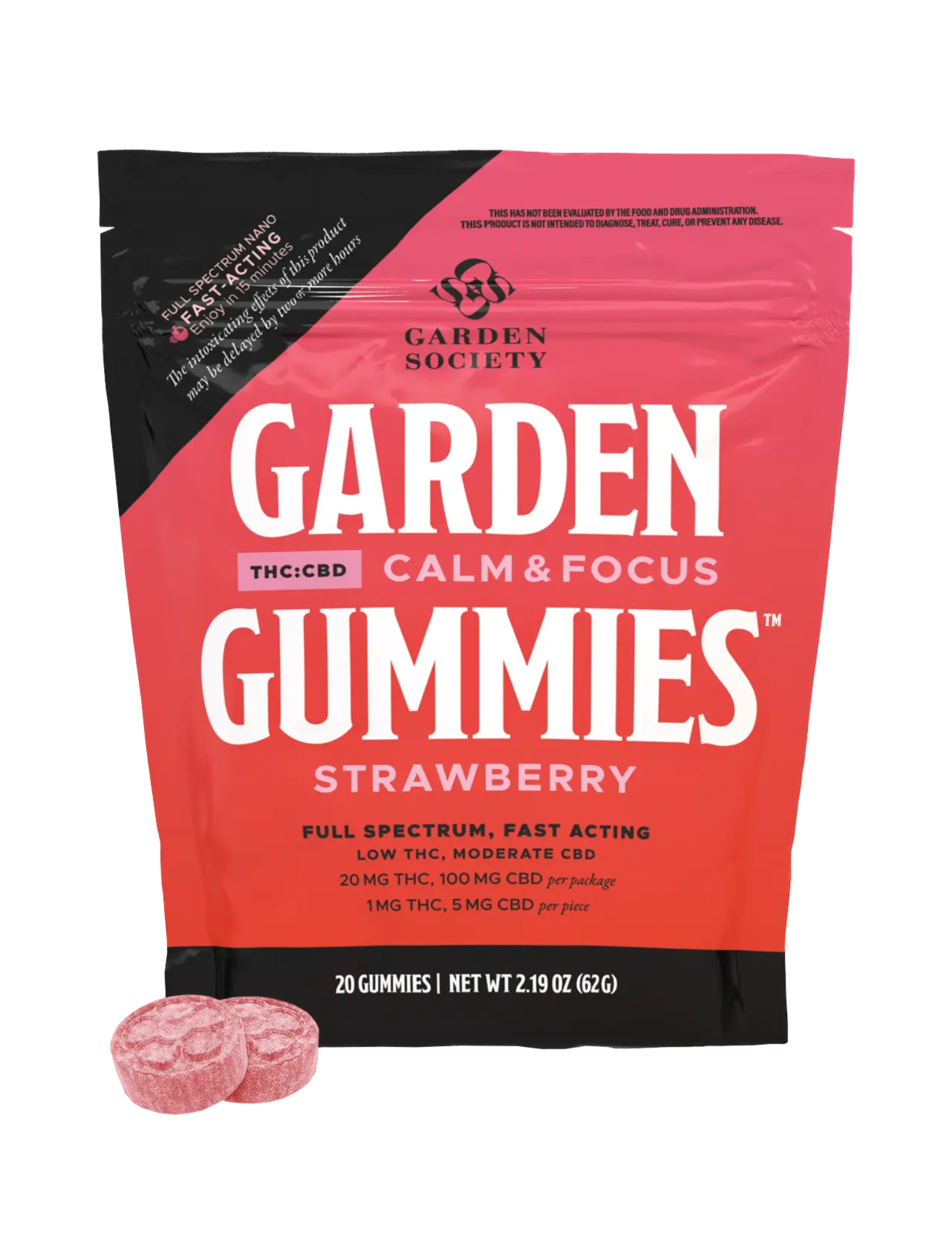 Strawberry 1:5 THC:CBD 20 pk