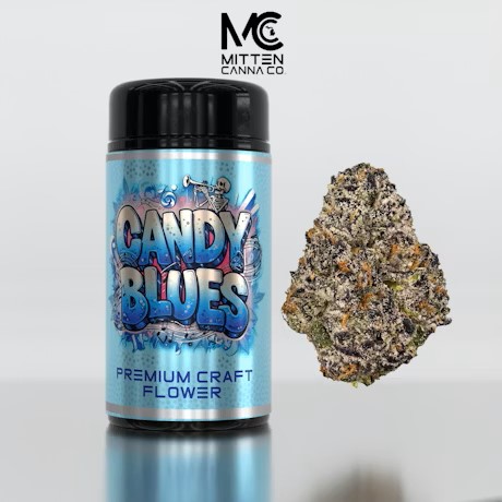 Mitten Canna Co Prepackaged Flower Jar | Candy Blues