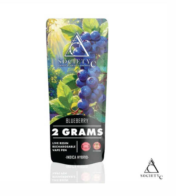 Society C - Live Resin Disposable - Blueberry