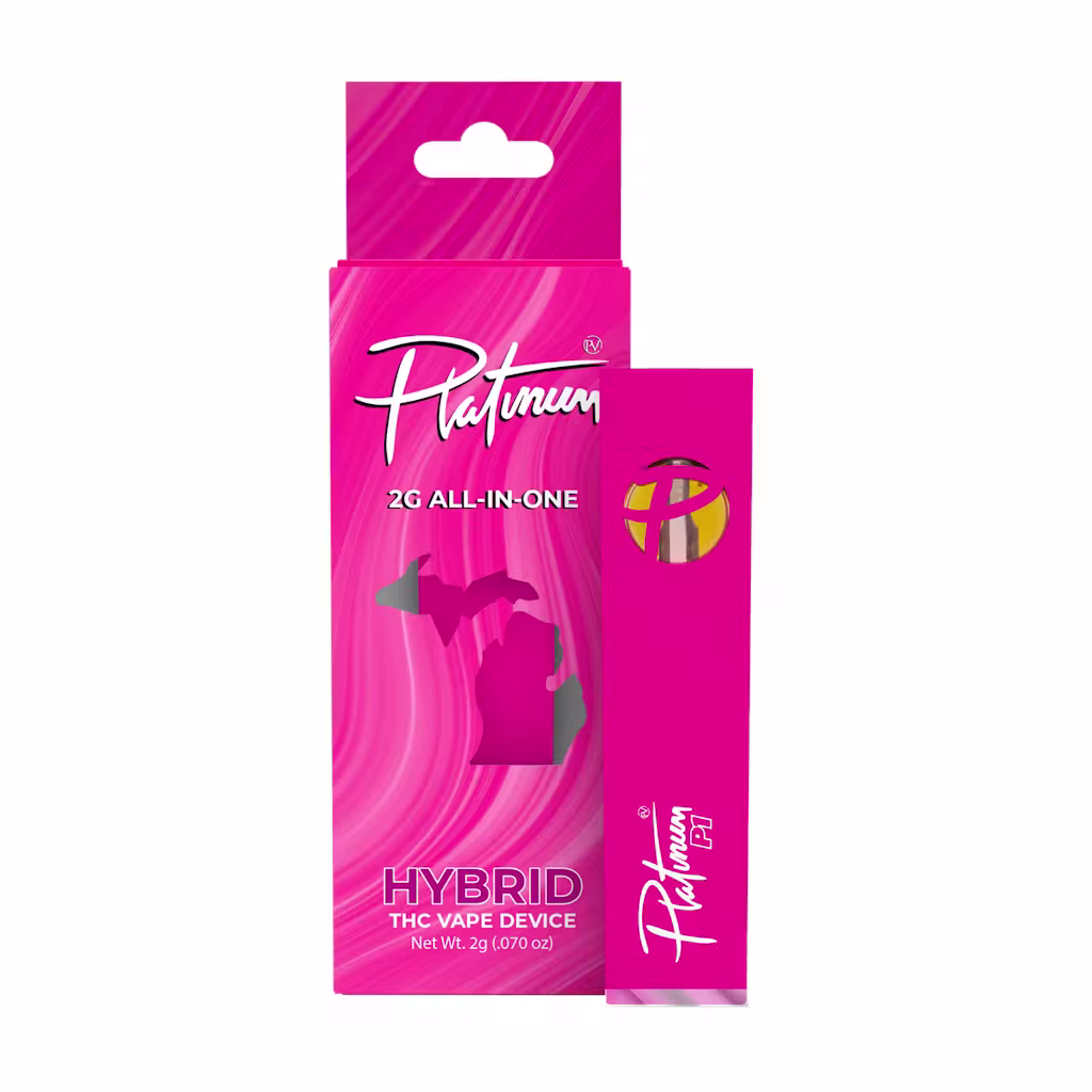 Platinum Vape Disposable | Bacio Berry