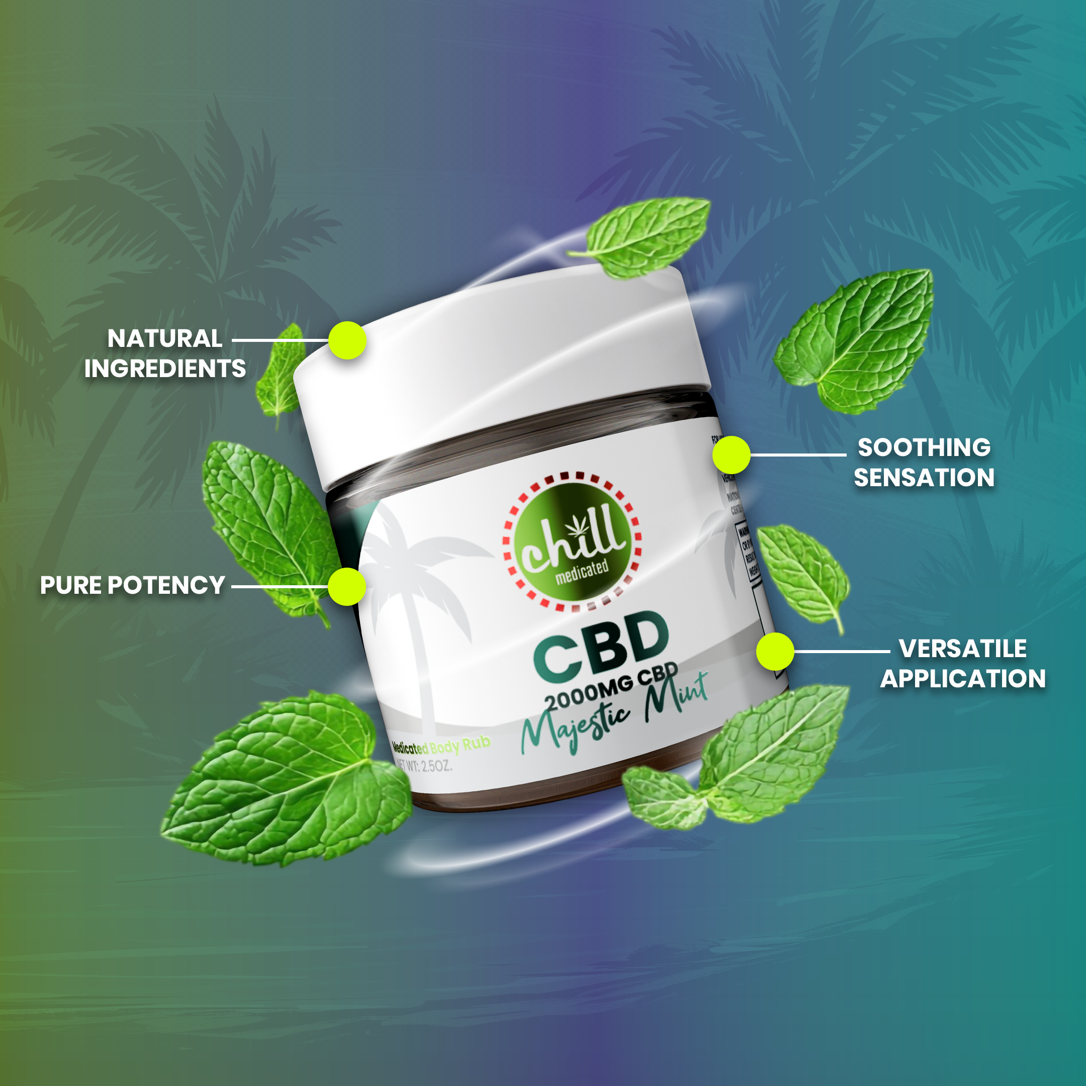 Chill Topical CBD - Majestic Mint
