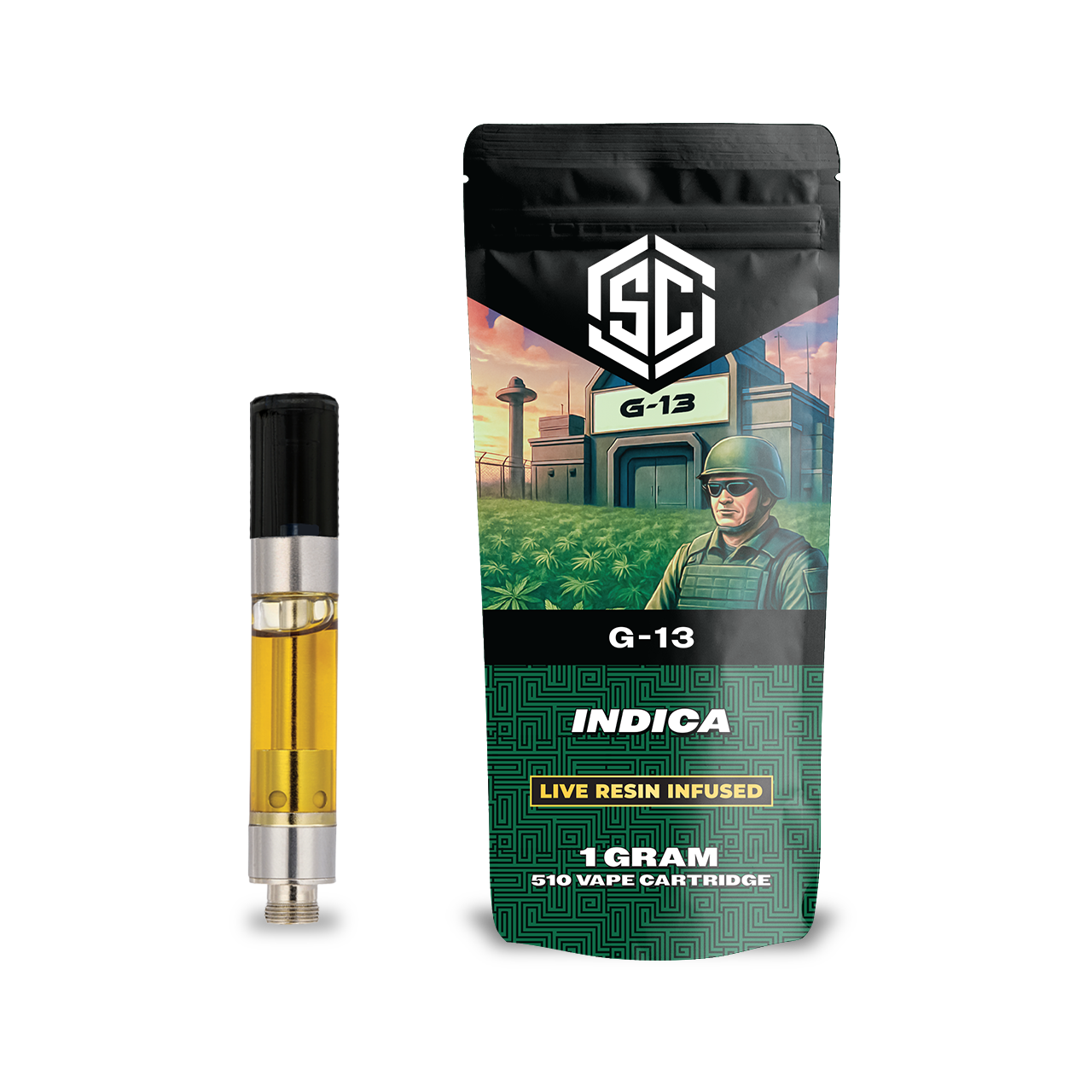 Society C Live Resin Vape Cartridge - G13