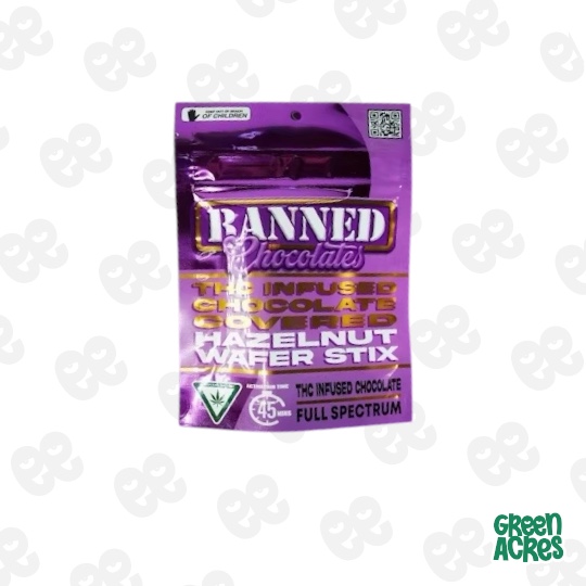 Hazelnut Wafer Stix 3pk 200MG