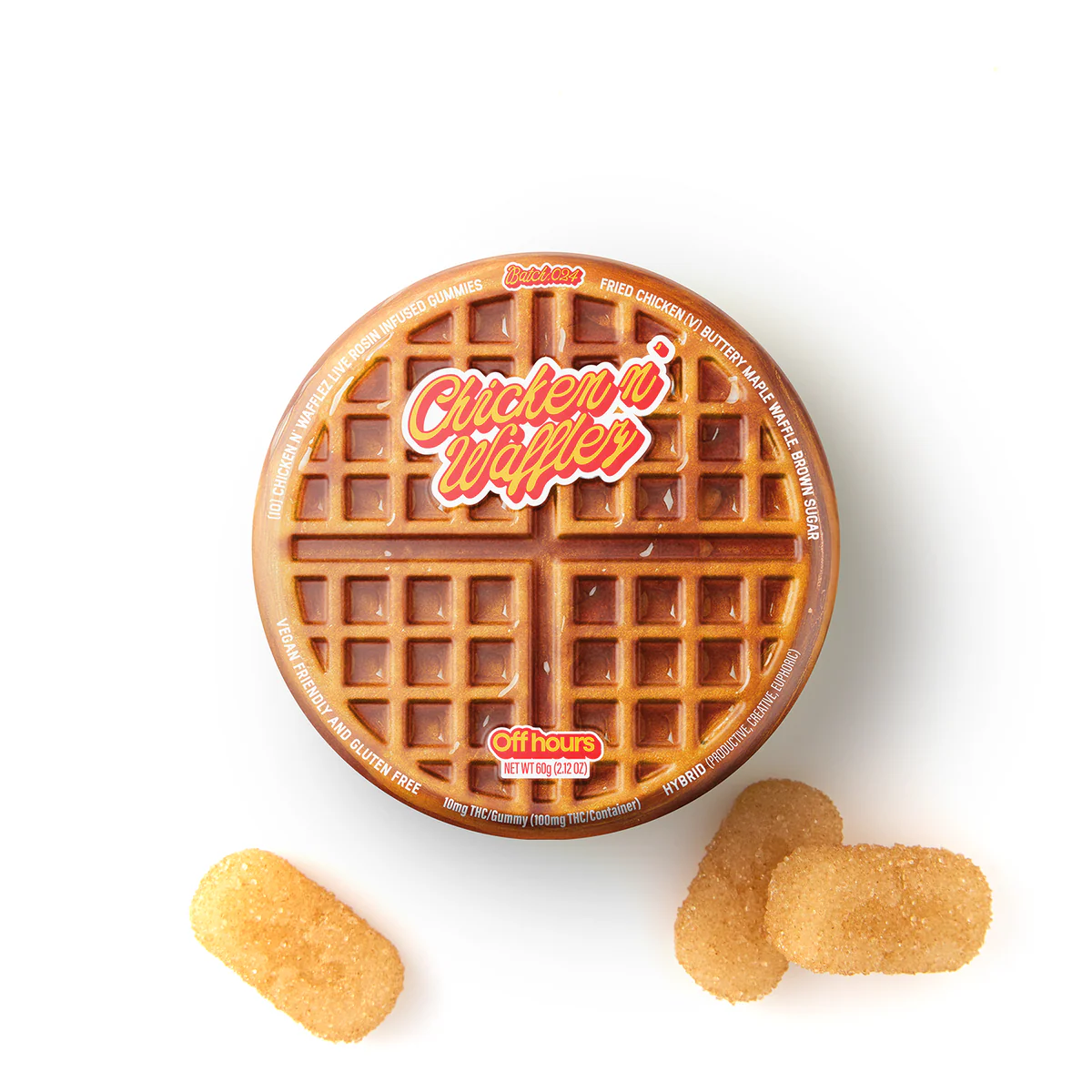 Off Hours | Chicken N Wafflez | Live Rosin | 10pk | 100mg | .1g by Off Hours - edibles cannabis product