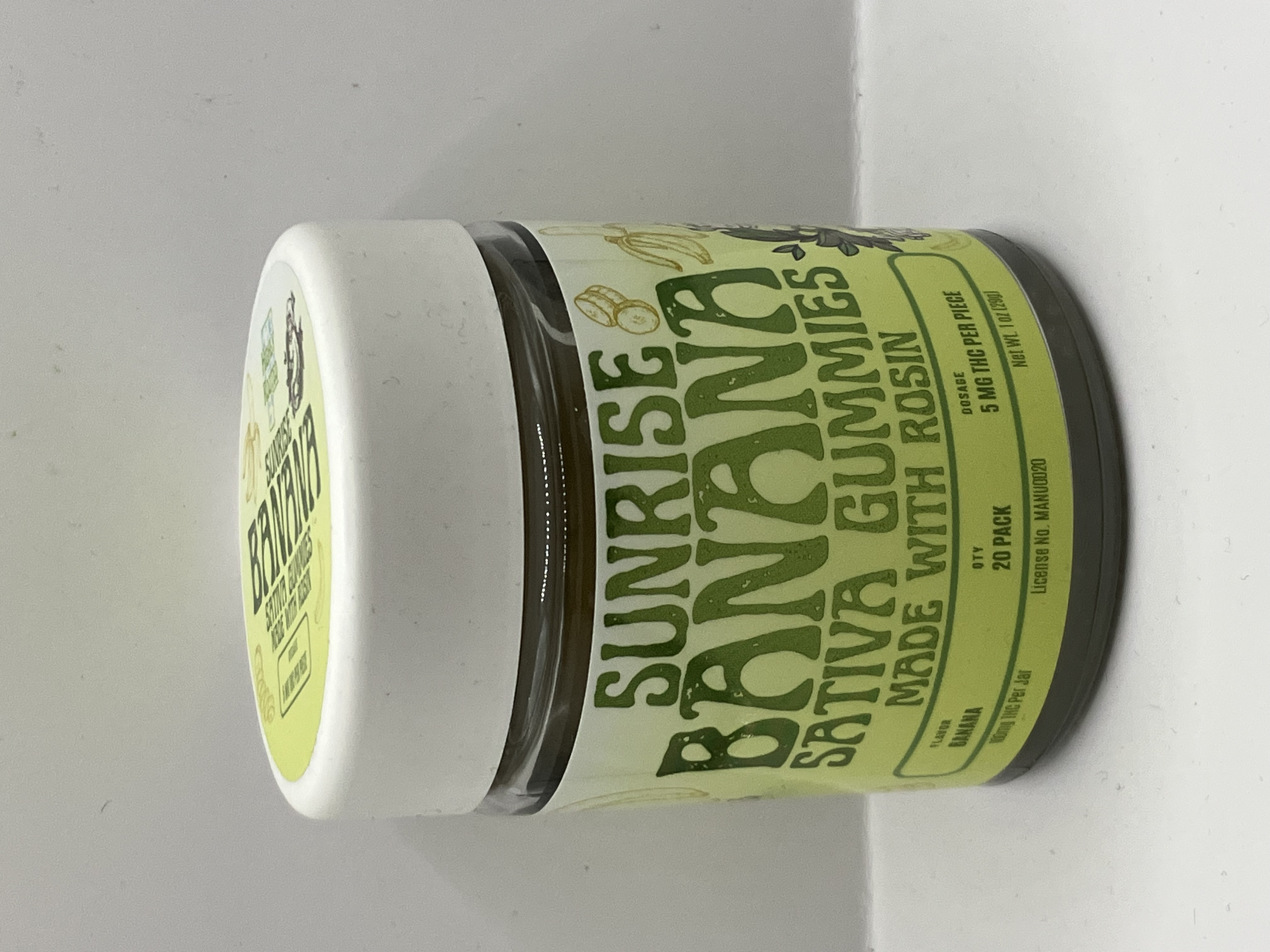 Banana Sativa Rosin Gummies