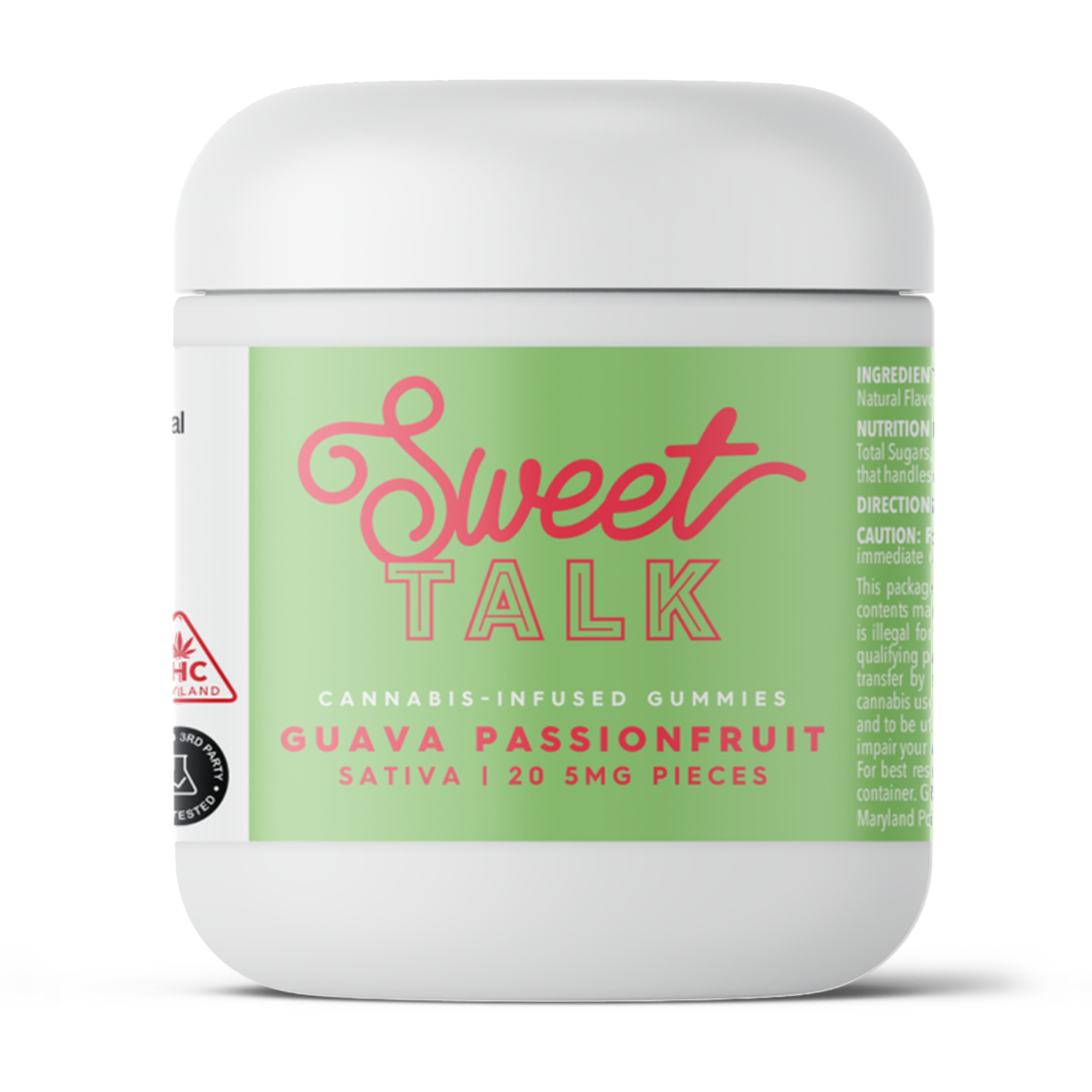 Guava Passionfruit Sweet Talk Gummies (10mg/100mg)(Trulieve)