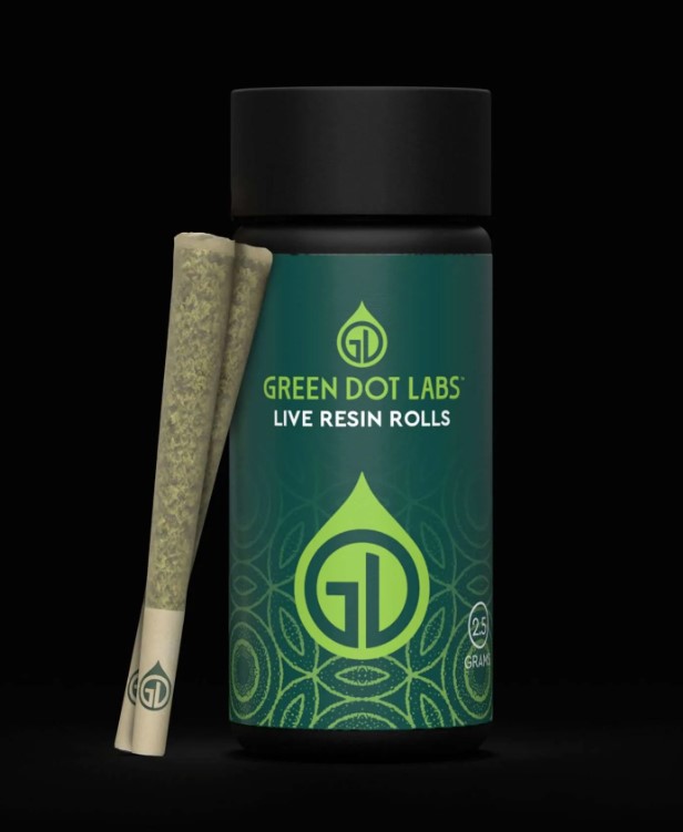 Green Dot | 5pk Resin Joint | The Sweet Spot + The Sweet Spot (H)