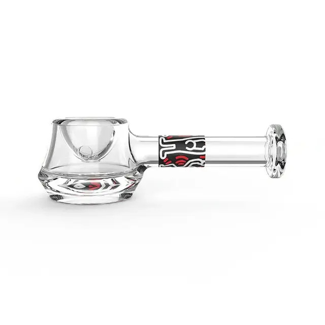 Glass Spoon Pipe | Red
