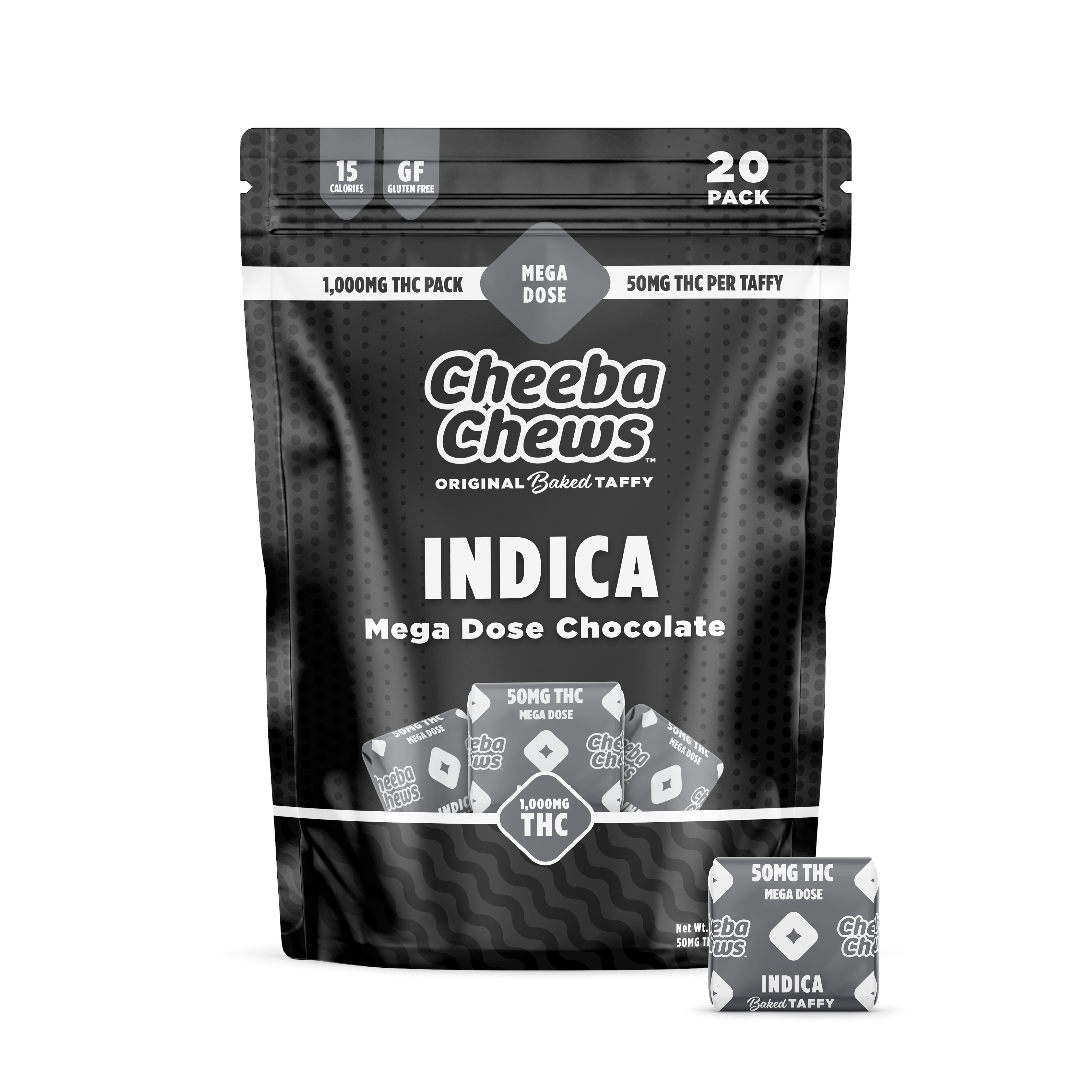 Indica Mega Dose Chocolate Taffy