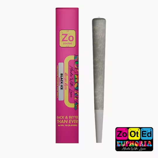 Zooted Black Ice Pre-Roll 1.0g