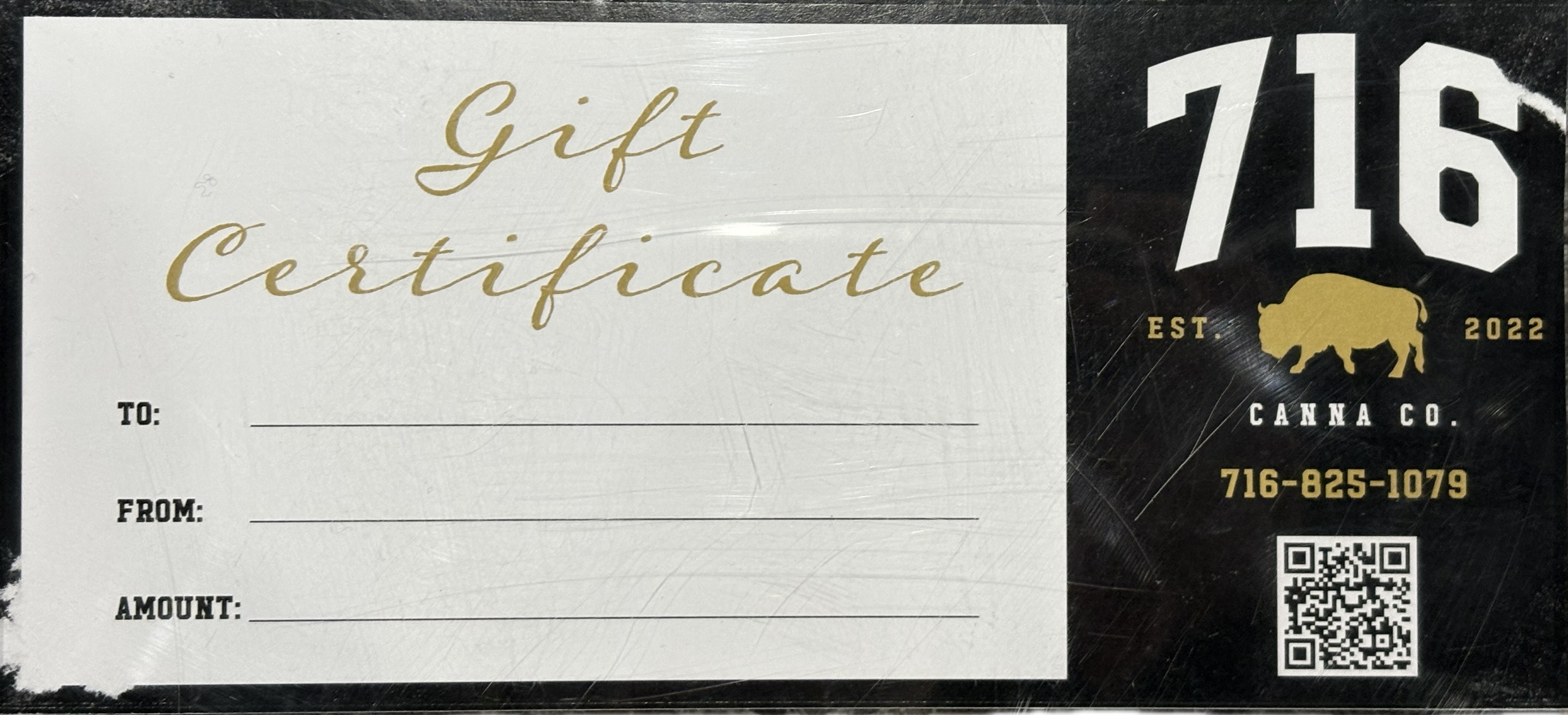 716 Cannabis LLC | Gift Certificate | $50
