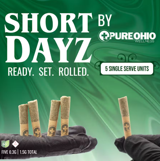 Pure Ohio | Skunky Jack (SSU) Pre Roll Pack .3g | 5pk | Sativa