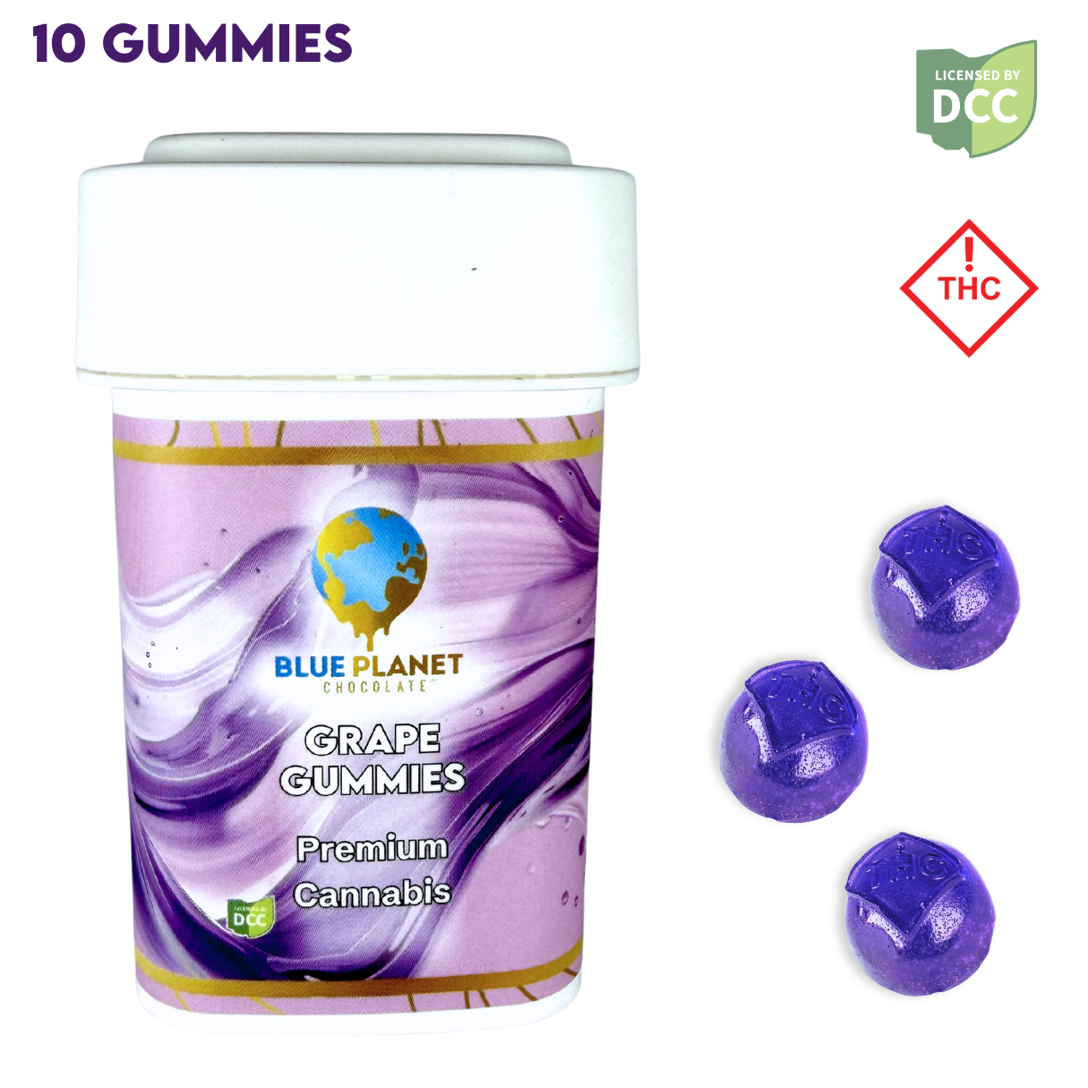 Blue Planet Gummies Grape