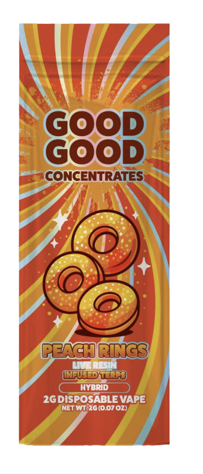 GOOD GOOD | Disposable Vape | Peach Ringz | 2g