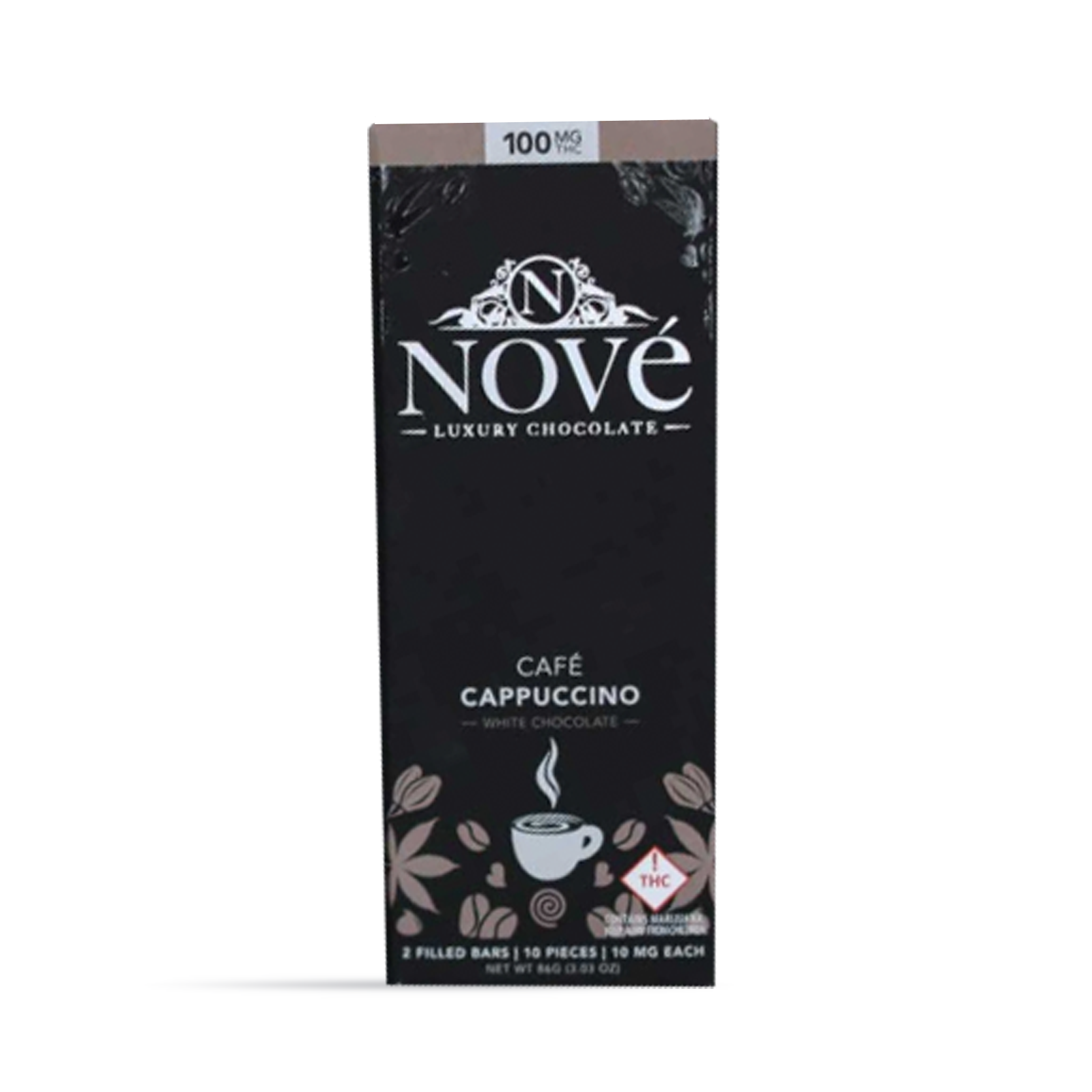 Caf Cappuccino Filled Luxury White Chocolate Bar