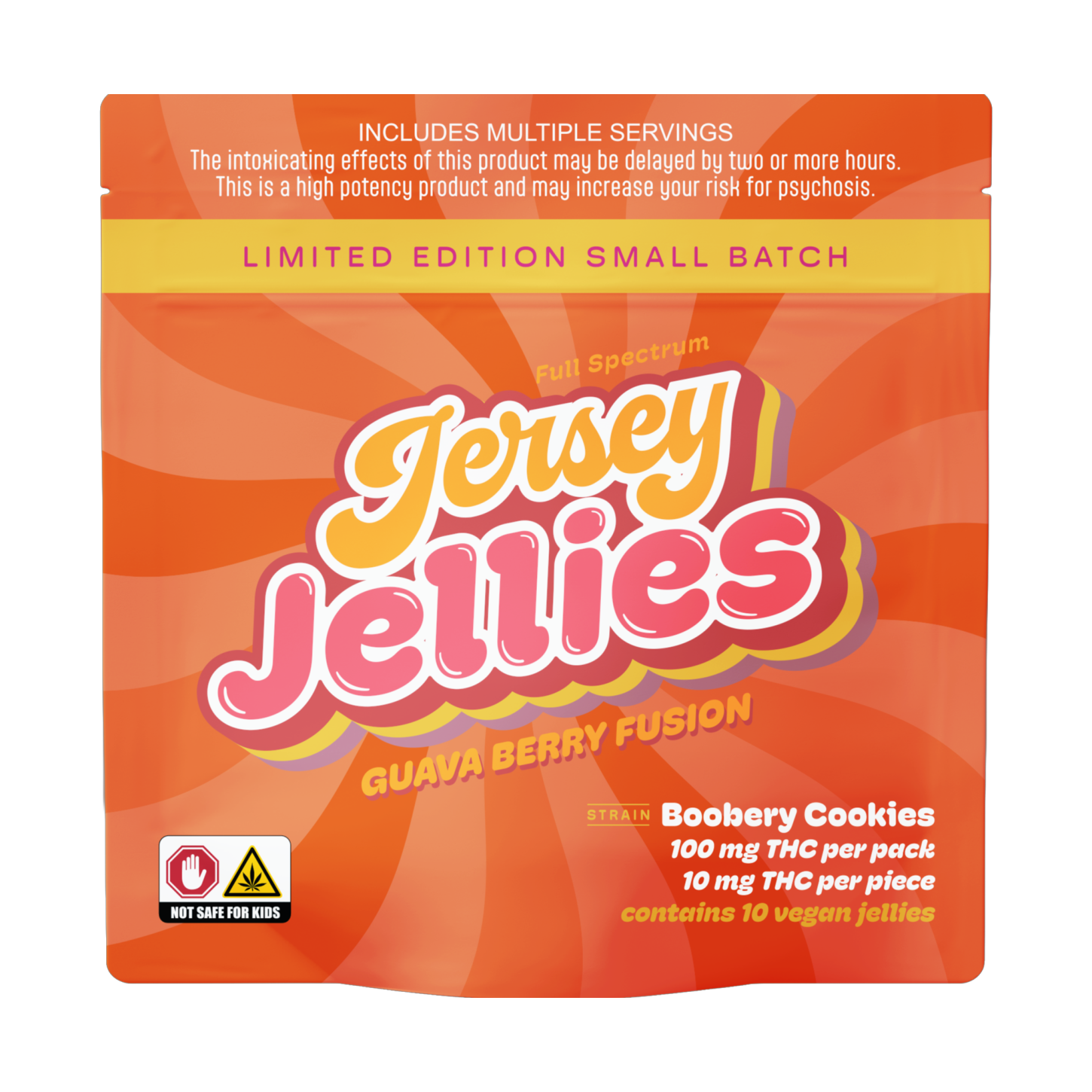 Guava Berry Fusion | Booberry Cookies | Cured Resin | Gummies | 100mg | 10pk