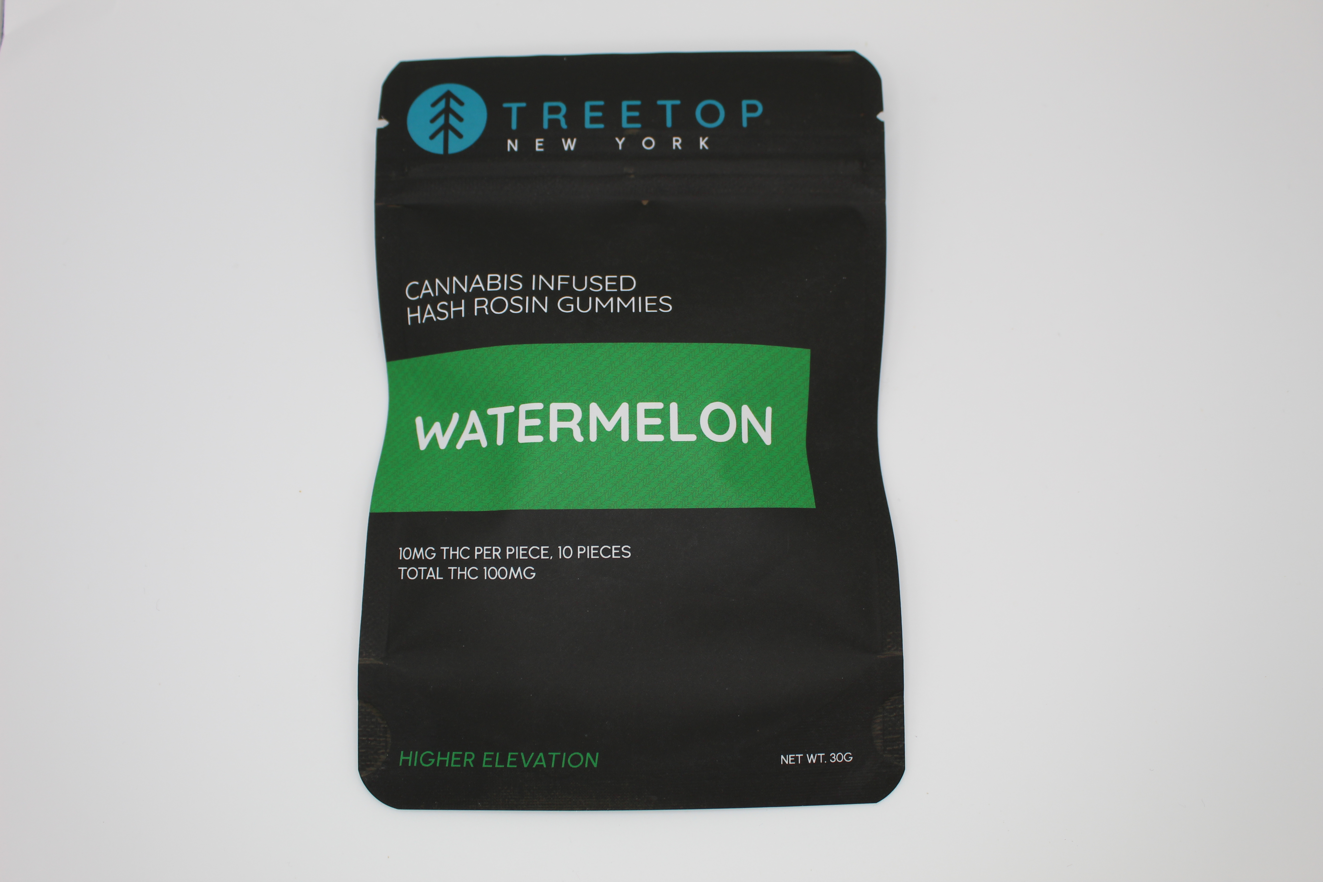 TreeTop l Watermelon l 10mg Hash Rosin Gummies | 100mg